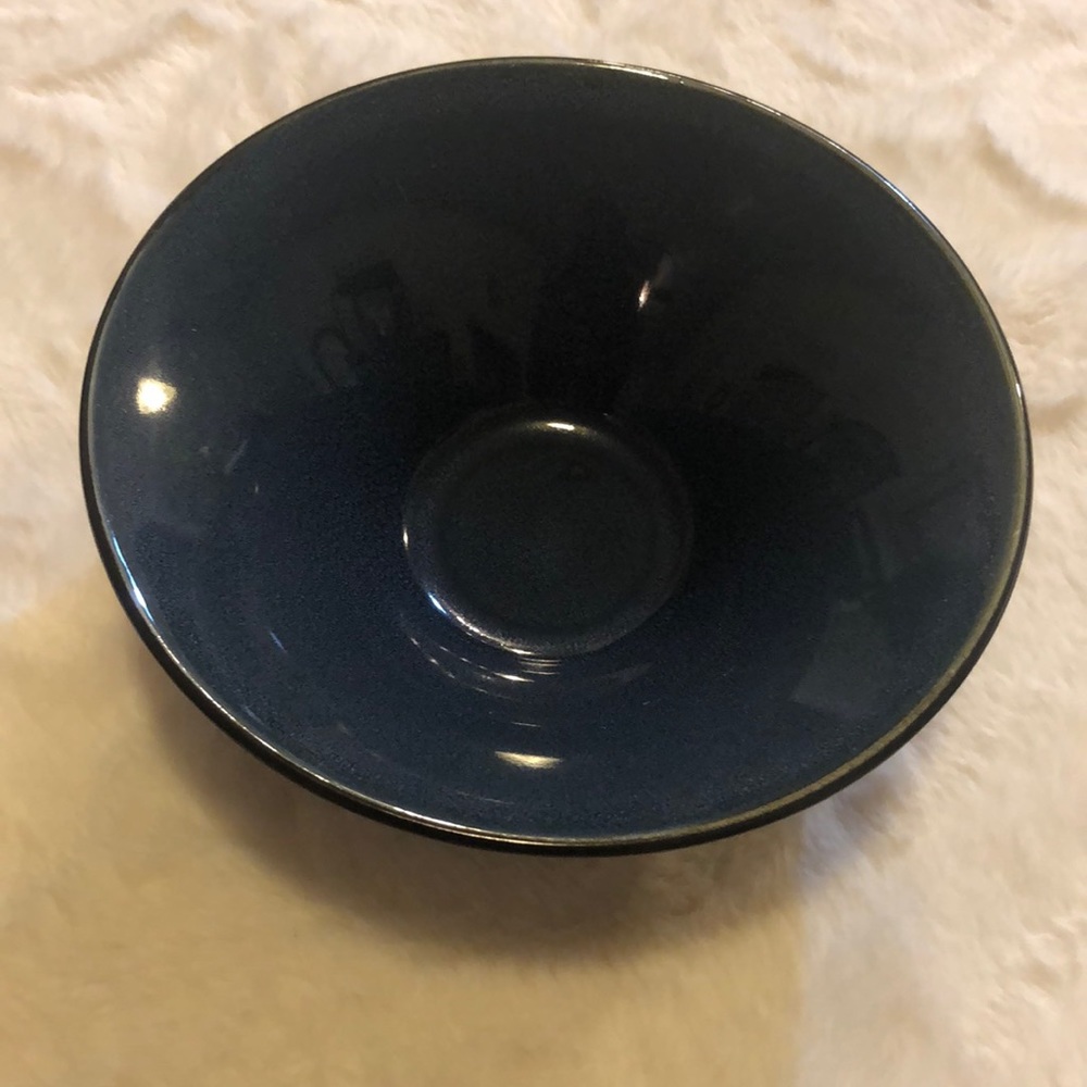 Replacement GABBAY Ocean Fusion 7” soup/cereal bowl. Blue/black